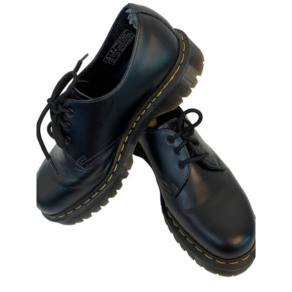 Dr Martens 1461 Bex Black Smooth Leather Lace-Up Shoes Unisex 9 M / 10 L 8931 - Picture 5 of 11